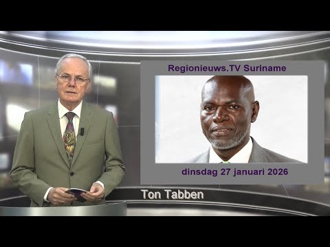 Regionieuws TV Suriname 27 januari 2026 ►Illegale goudwinning aanpakken►Luchtverkeersproblemen Satca
