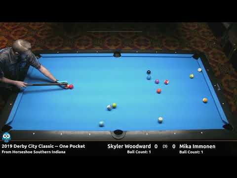 Skyler Woodward vs Mika Immonen - One Pocket - 2019 Derby City Classic