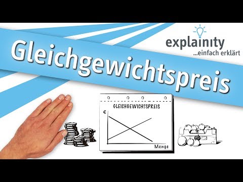 Gleichgewichtspreis einfach erklärt (explainity® Erklärvideo)