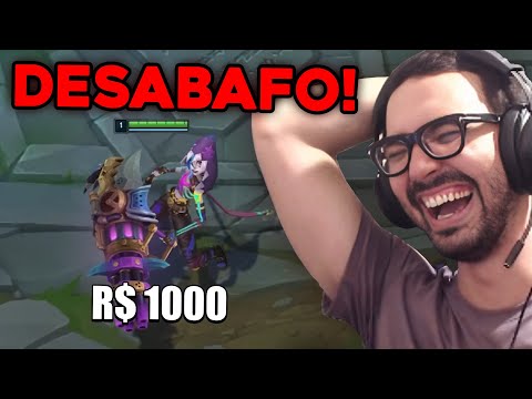 MYLON REAGE A DESABAFO SINCERO SOBRE AS NOVA SKIN DA JINX DE 1000 REAIS