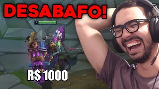 MYLON REAGE A DESABAFO SINCERO SOBRE AS NOVA SKIN DA JINX DE 1000 REAIS