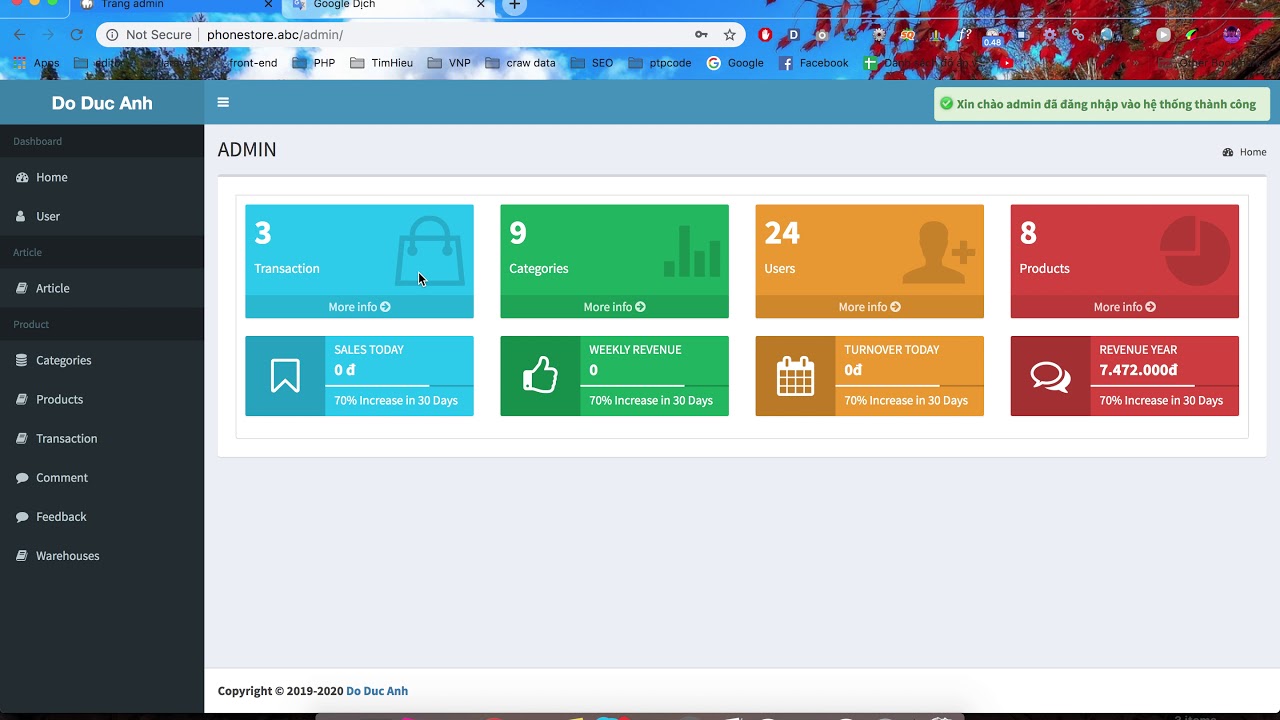 About - website selling phones php - mysql