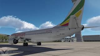 preview picture of video 'Ethiopia Plane Crash, Ethiopia Airlines B737 MAX Crashes After Takeoff, Addis Ababa Airport [XP11]'
