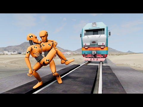 Dummy's Bad Day 😱 - Train Accidents #13 | BeamNG.drive