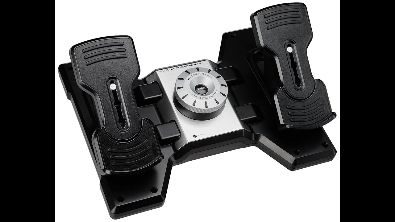 Blocked Logitech Saitek Pro Rudder Pedals Tension Wheel - Hardware