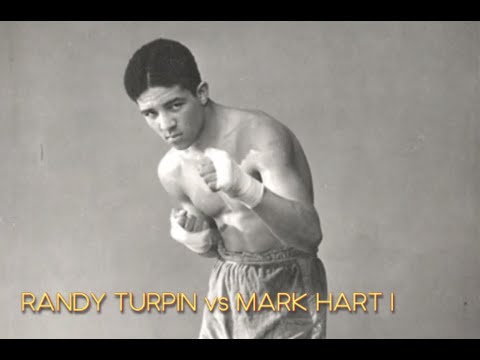 Randy Turpin vs Mark Hart I - Early fight of MW Champ Turpin