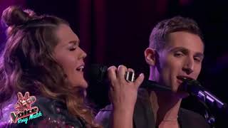 The Voice Season 14 - BATTLE-   Amber Sauer  Vs  Jorge Eduardo   2018 Full.