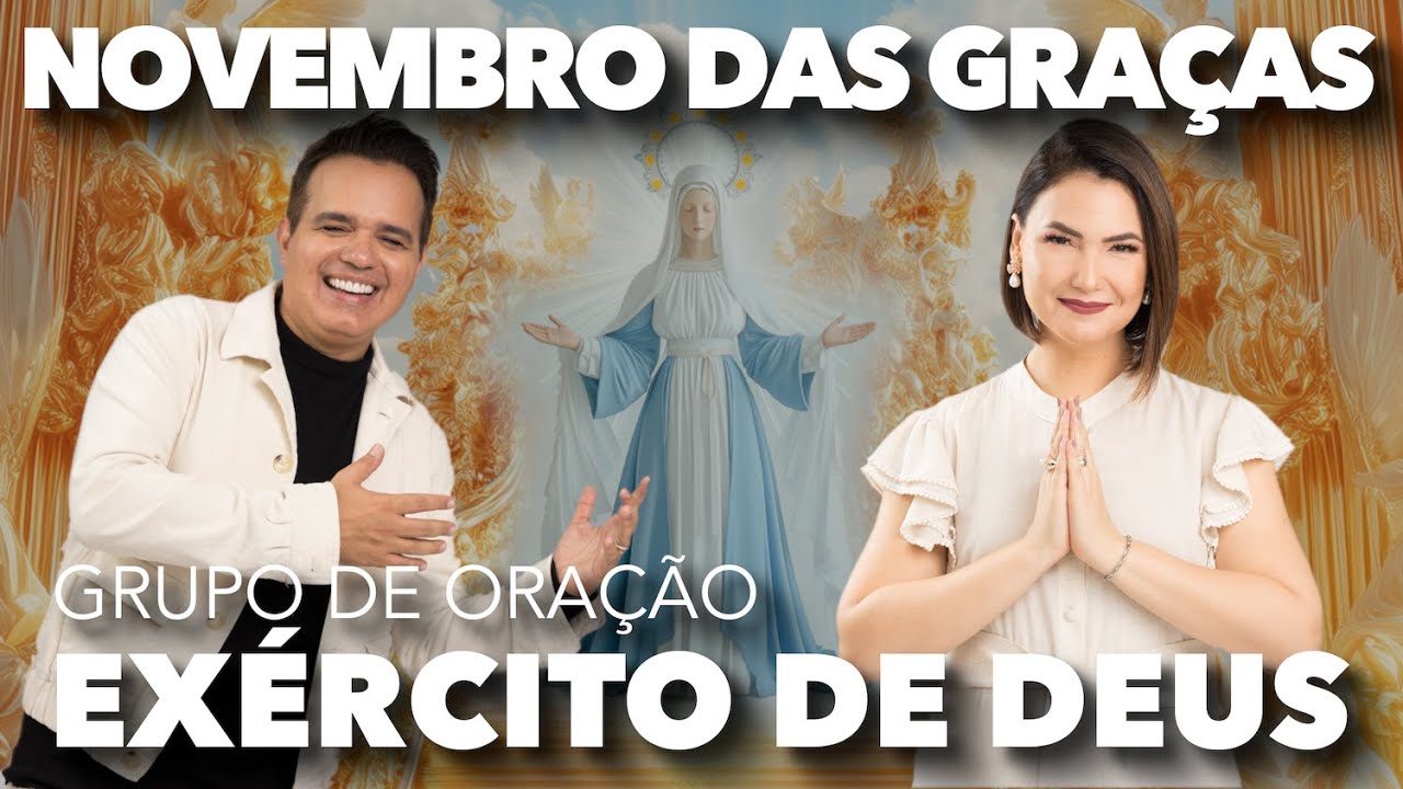 QUA.06.NOV - AO VIVO - 12h00 - EXÉRCITO DE DEUS - ACOLHER A CRUZ DE CADA DIA | Oração do Terço