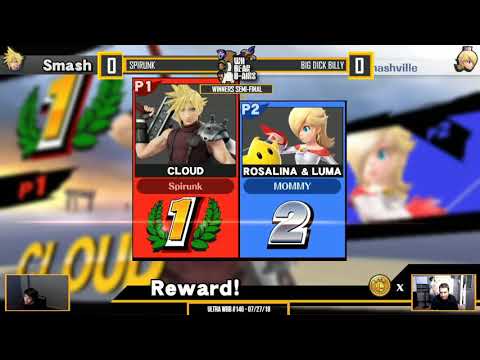 Ultra WBB #146 | Spirunk vs Big Dick Billy - Winners Semi-Final - Super Smash Bros. for Wii U