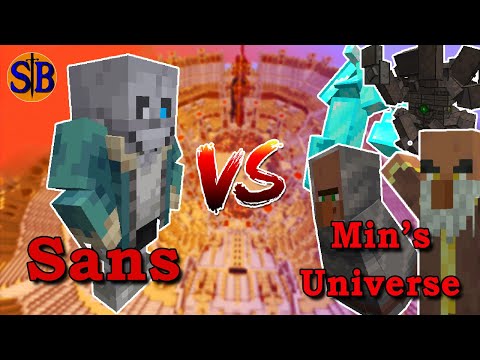 Sans vs Mins Universe | Minecraft Mob Battle