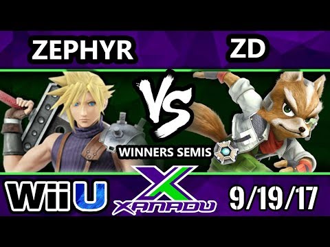 S@X 220 Smash 4 - Zephyr (Cloud) Vs. ZD (Fox) - SSB4 Winners Semis - Smash for Wii U.