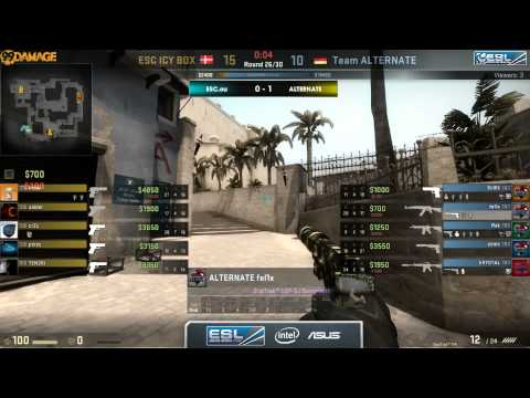 EMS One European Qualifier 2014 - Viertelfinale ESC Gaming vs.Team ALTERNATE (de_mirage)  Map 2
