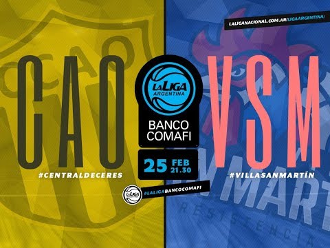 #LaLigaArgentinaBancoComafi | 25.02.2019 Central Olímpico vs. Villa San Martín