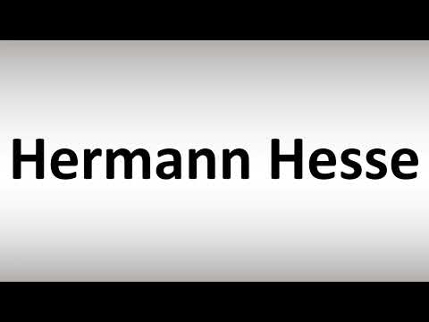 How to Pronounce Hermann Hesse