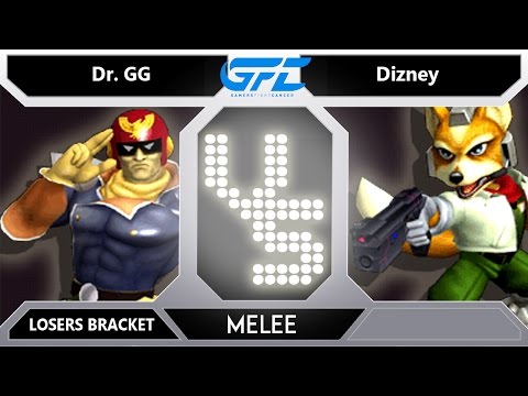 Dr. GG (Captain Falcon) vs Dizney (Fox) - GFC Melee Singles LR3