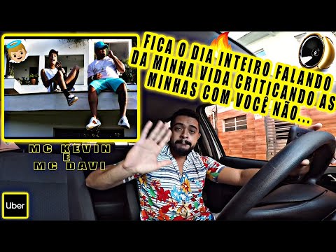 UBER REACT NO CARRO - MC Kevin e MC Davi - Pra Inveja é Tchau (GR6 Explode) Perera DJ