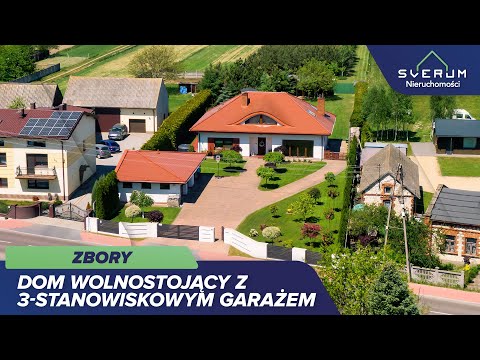 Duży dom wolnostojący w miejscowości Zbory z pięknie zaaranżowanym ogrodem - SVERUM