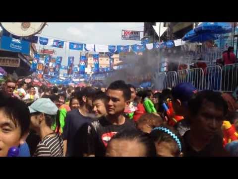 Songkran Khao San Road  'EST' Promotion stage