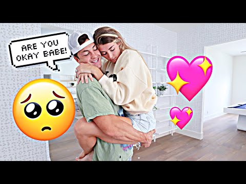 HUGGING My HUSBAND And NOT Letting Go... *CUTE REACTION*