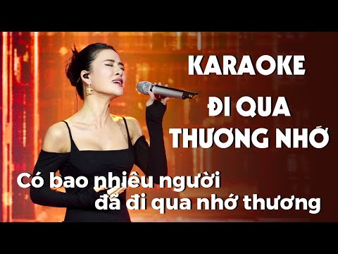 「KARAOKE/BEAT」Đi Qua Thương Nhớ - Hà Nhi | Giao Lộ Thời Gian