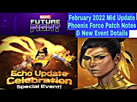 February Mid Update Phoenix Force Patch Notes & New Event Details - Marvel Future Fight