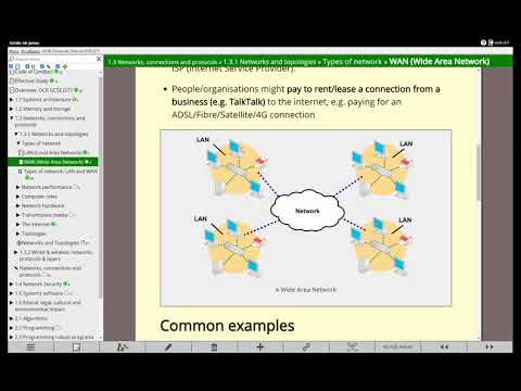 OCR J277 Computer Science J277 1.3.1 Computer Science Types of Network