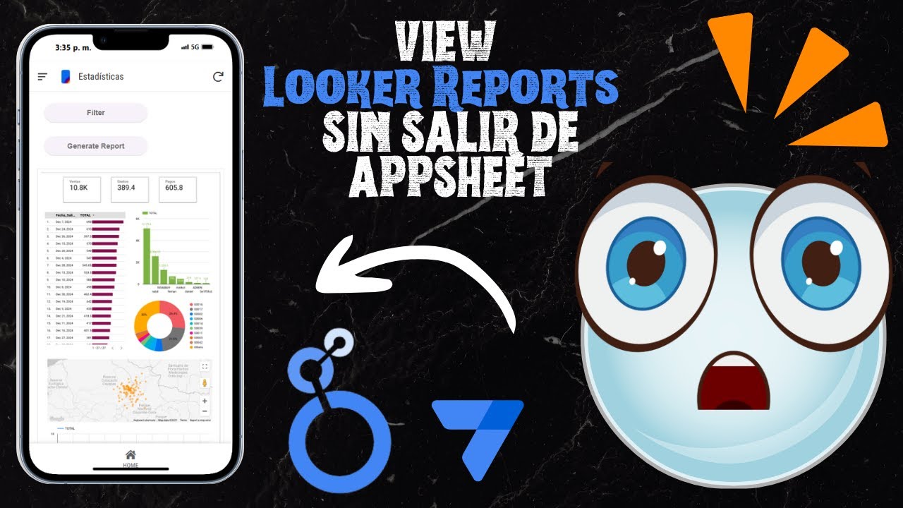 🚀 ¡Descubre Cómo Ver Reportes de Looker Studio Dentro de AppSheet Sin Salir de la App! 🌟📊