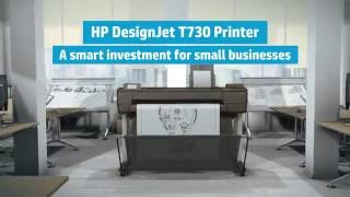 HP DesignJet T730 36-in Printer (F9A29A) - відео 4