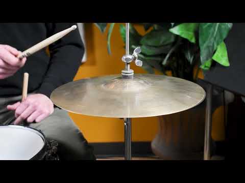 13" Zildjian A 1940s-50s Trans Stamp / 2nd Stamp Hi-Hat Cymbal Pair 446g/538g *Video Demo* image 13