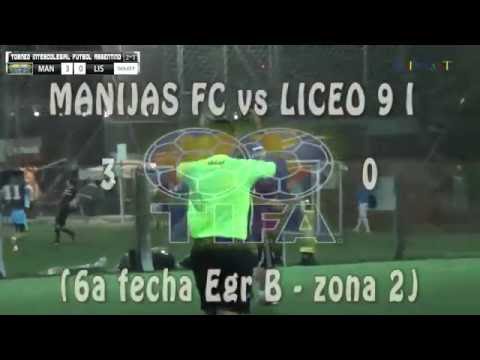 3 MANIJAS FC vs LICEO 9 I 0 - 6ª fecha Egr B zona 2 - 11/09/2016