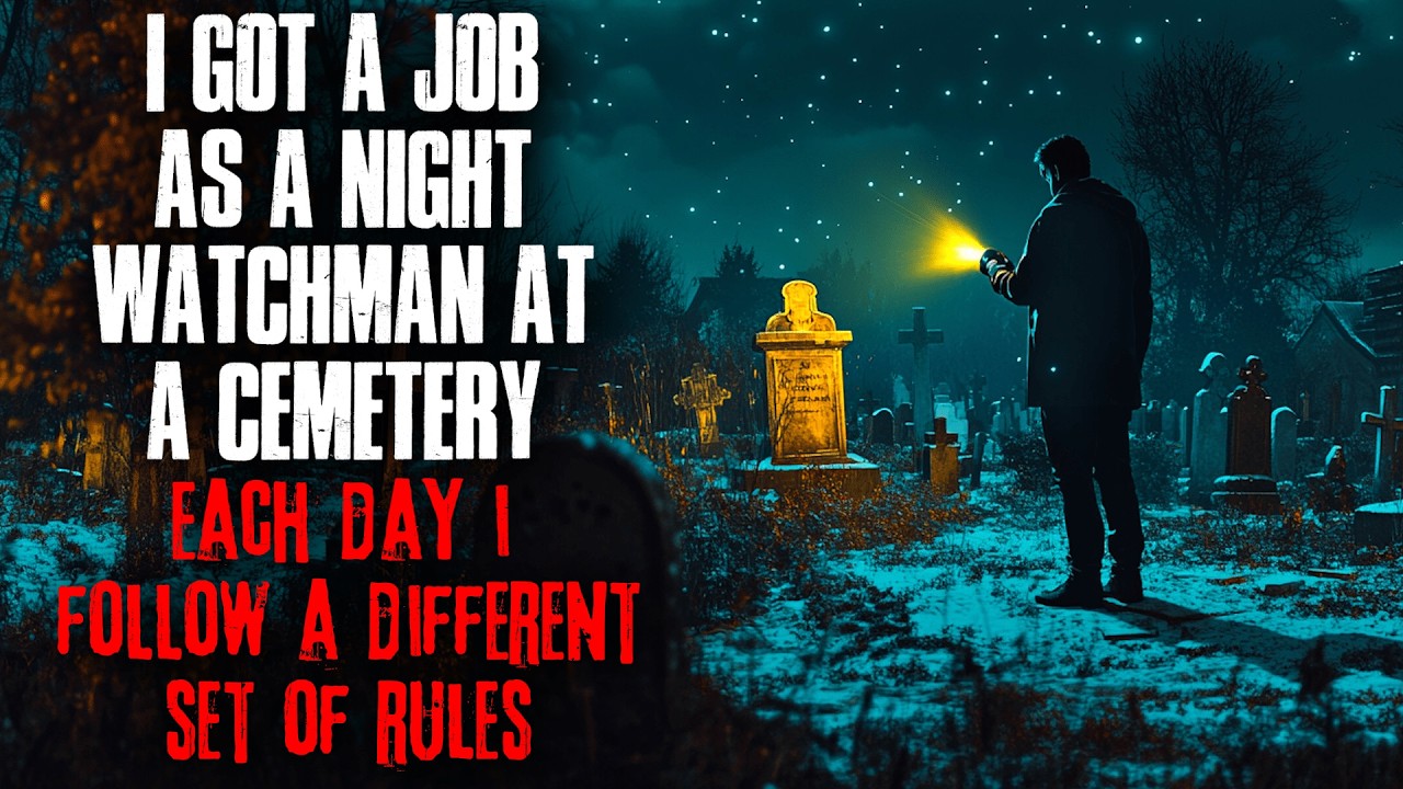 I got a job as a Night Watchman at a Cemetery. Each day, I follow a different set of RULES.