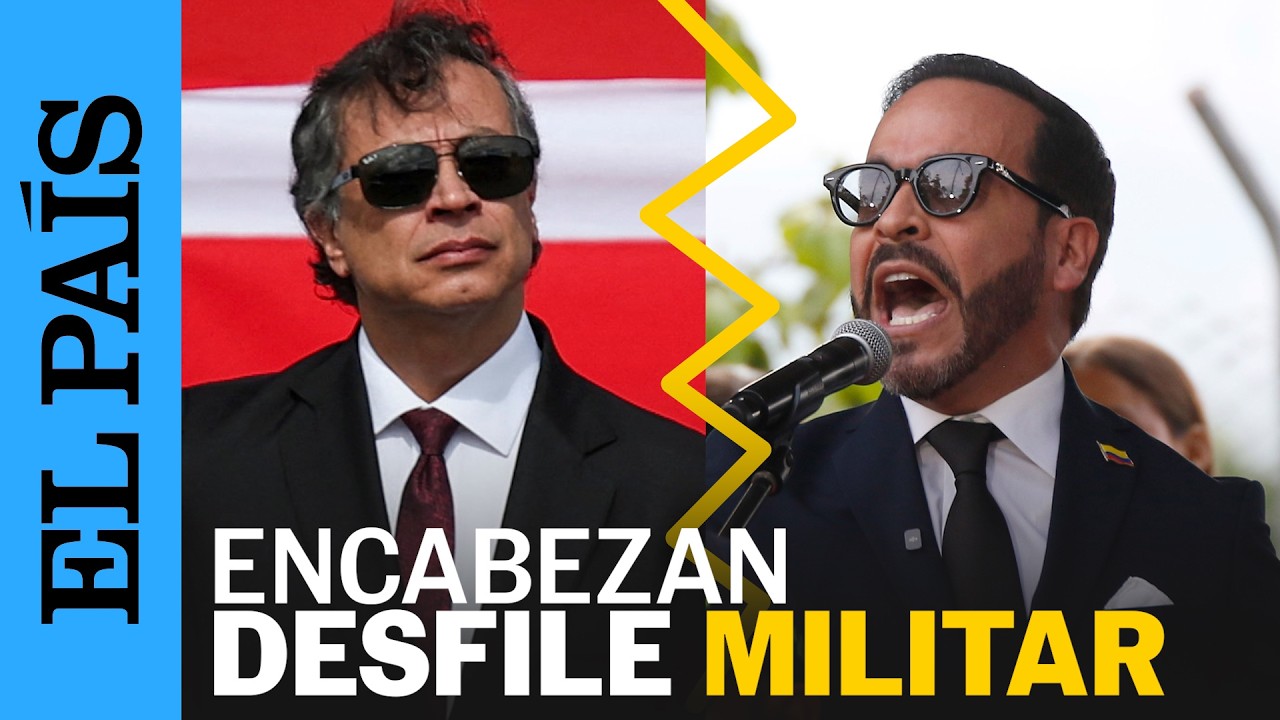 PETRO y DE LA ESPRIELLA celebran DESFILES MILITARES por el DÍA de INDEPENDENCIA | EL PAÍS
