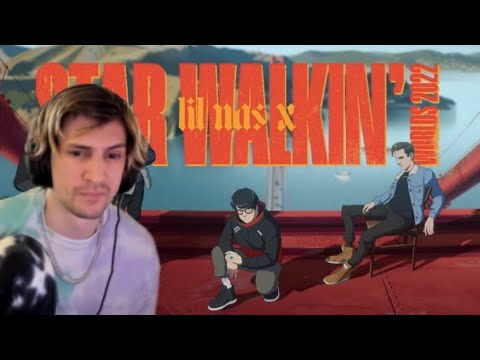 xQc Reacts to Lil Nas X - STAR WALKIN' (League of Legends Worlds Anthem)