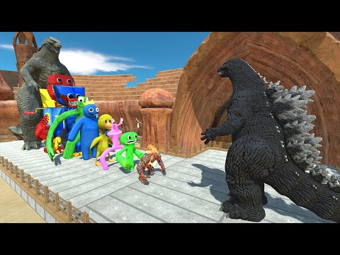 Heisei Godzilla vs Lava Boy ARENA DEATH RUN - Animal Revolt Battle Simulator