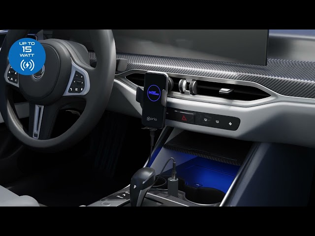 Vidéo teaser pour prio Universal Wireless Car Charger