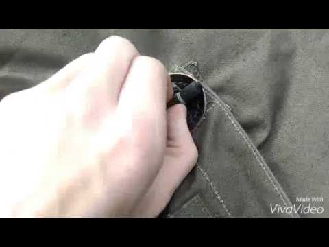 How to wear a plash palatka or Russian rain cape