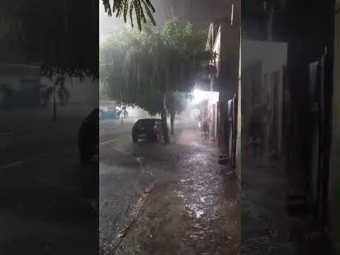 Quarta-feira 28 de janeiro 2026 muita chuva do município de Canindé Ceará ￼