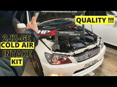 COLD AIR INTAKE install on our LEXUS IS300 2JZ-GE VVTI (HPS Performance)
