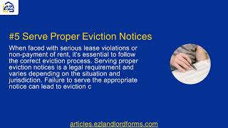 How to Avoid Common Eviction Mistakes Lessons for Landlords