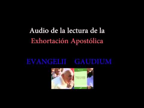Audio de la Exhortación Apostólica EVANGELII GAUDIUM del Papa Francisco