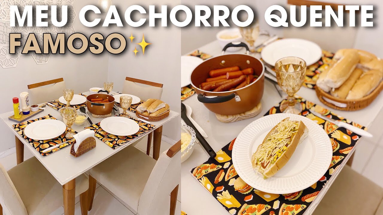 TODO MUNDO ME PEDE A RECEITA DESSE CACHORRO QUENTE DELICIOSO - SALSICHA E LINGUIÇA