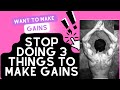 Stop Doing These 3 Things For Muscle Gains Vicsnatural