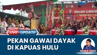 Suasana Pekan Gawai Dayak di Kapuas Hulu Kalbar, Ada Pawai Jalan Kaki hingga Parade Kendaraan Hias