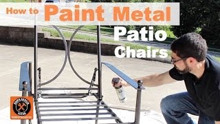 How to Paint Metal Patio Chairs (Step-by-Step!!)