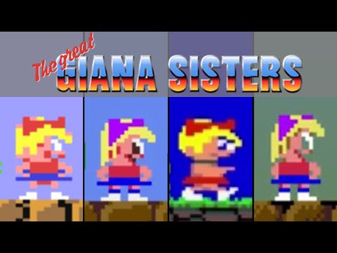 The Great Giana Sisters -Versions Comparison- #96 #retrogaming #amiga #atarist #c64 #msx2 #cpc