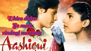Dhire dhire se meri zindagi me aana |Aashiqui |Kumar sanu  #anuradhapaudwal #kumarsanu #90severgreen