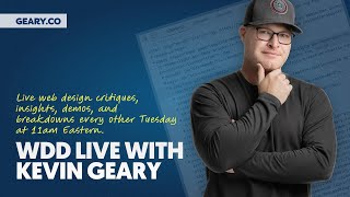 WDD LIVE 129: Modern Web Design/Dev Q&A - The Game is Changing & You M