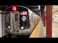 Broad Street Bound R179 J Train Departing Fulton Street 4K