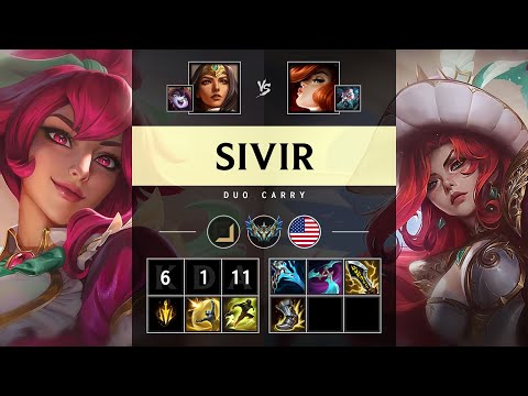 Sivir ADC vs Miss Fortune - NA Challenger Patch 25.21
