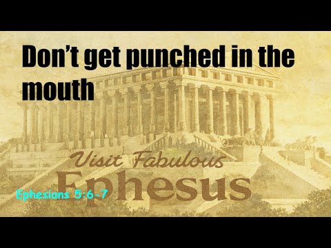 Keep your defense up! Ephesians 5:6-7.